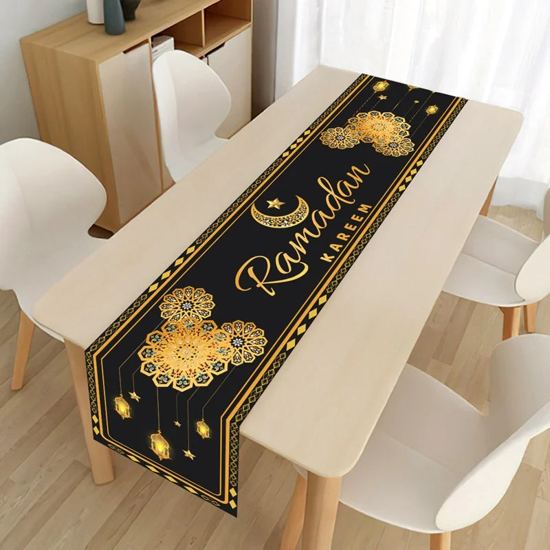 مفارش طاولة رمضان كريم ديكور شهر رمضان 2025 للمنزل