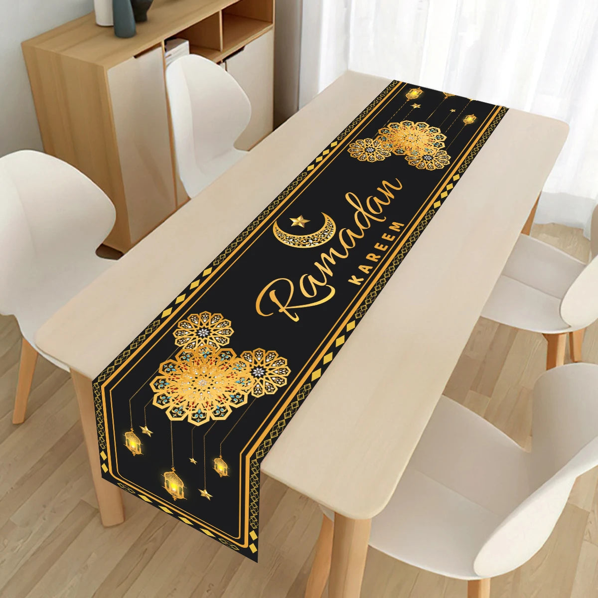 مفارش طاولة رمضان كريم ديكور شهر رمضان 2025 للمنزل