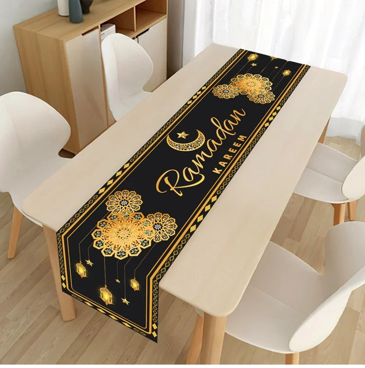 مفارش طاولة رمضان كريم ديكور شهر رمضان 2025 للمنزل