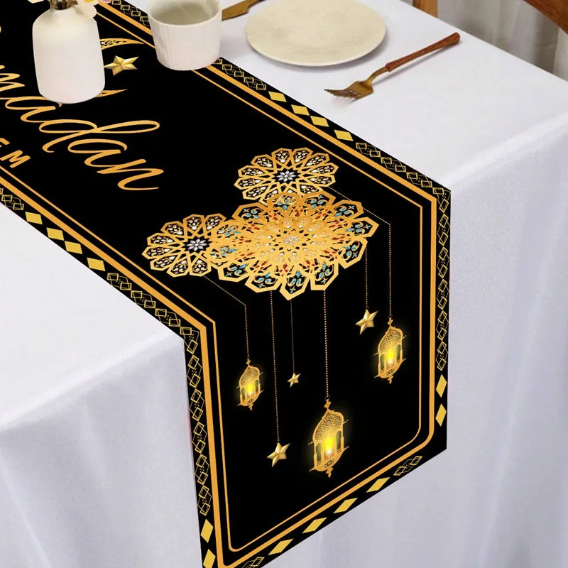مفارش طاولة رمضان كريم ديكور شهر رمضان 2025 للمنزل